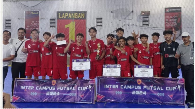 TIM FUTSAL SMAN 1 MANYAR RAIH JUARA I  FUTSAL CAMPUS, BEST SCOORER, BEST PLAYER DAN BEST KEEPER